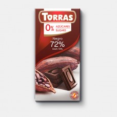 Шоколад TORRAS NEGRO 72% (чорний), 75г